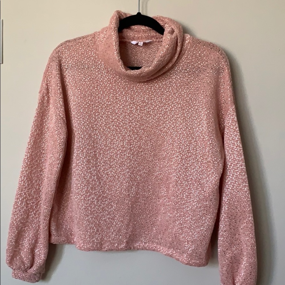 Pink candies over sized top